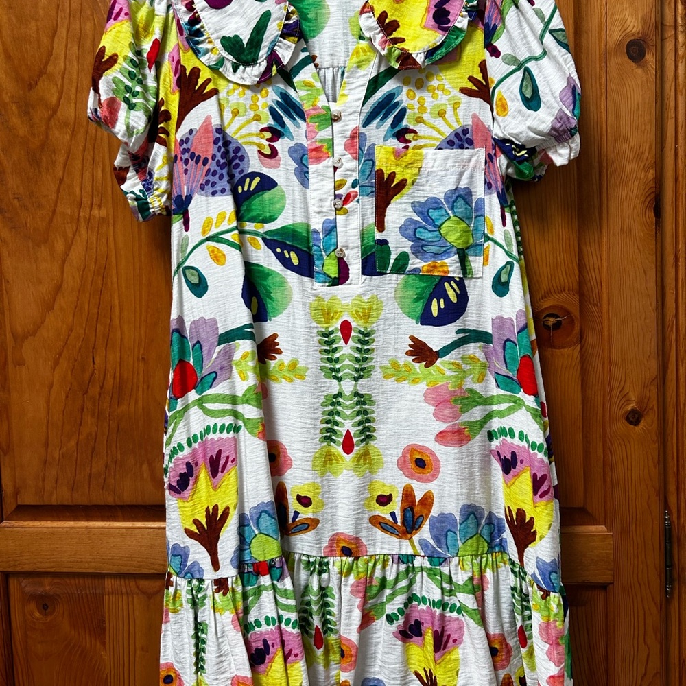 Floral Multicolor Dress Purchased at Boutique in Dallas